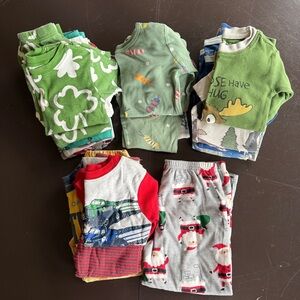 4t Long Sleeve Short Sleeve Pajama Bundle Lot